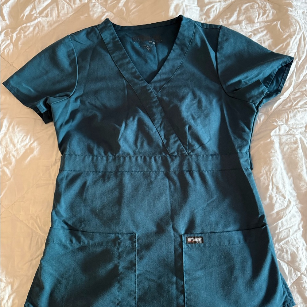 Grey’s Anatomy Teal Scrub Set, XS. Used. - Picture 6 of 14